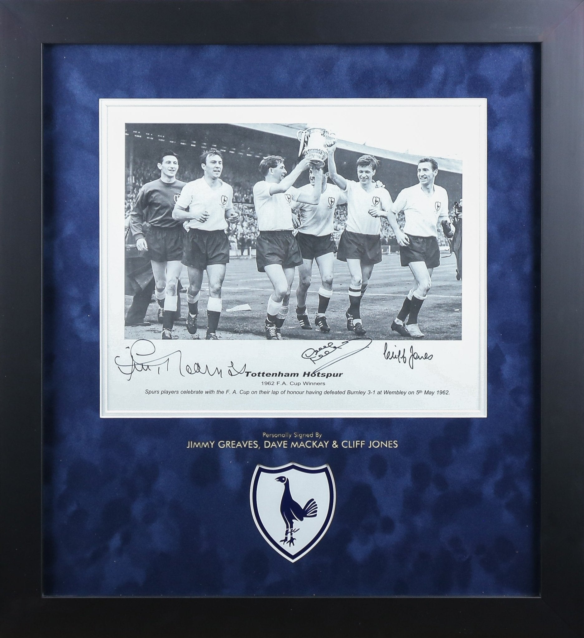 Triple Signed Spurs 12x16 Photograph Framed Display - Memorabilia Framers Shop